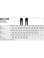Waistpants Stretch Pánské strečové pracovní kalhoty navy model 22462850 - ProJob Waistpants Stretch Pánské strečové pracovní kalhoty navy model 22462850 - ProJob