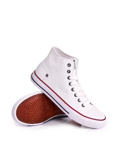 Pánské klasické vysoké tenisky BIG STAR model 21545604 Bílé - Big Star Shoes