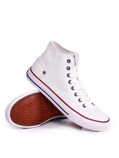 Pánské klasické vysoké tenisky BIG STAR model 21545604 Bílé - Big Star Shoes