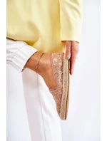 Klasické dámské espadrilky prolamované nude model 21588416 - S.Barski