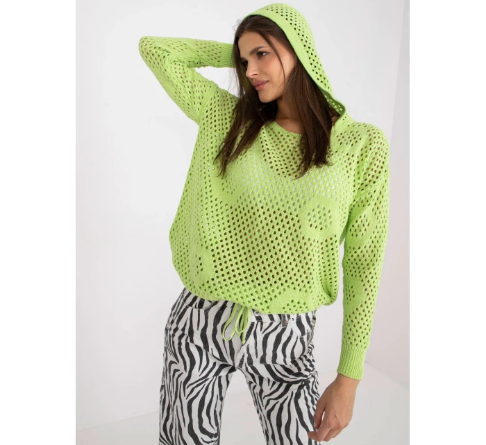 Dámsky sveter LC SW 0237.26P svetlo zelený Dámsky sveter LC SW 0237.26P svetlo zelený