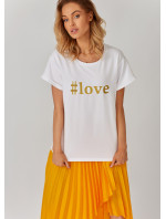 Tričko Kolorli #Love White