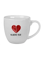 Personalizovaný keramický hrnček 400 ml – Dve miesta, jedno srdce Personalizovaný keramický hrnček 400 ml – Dve miesta, jedno srdce