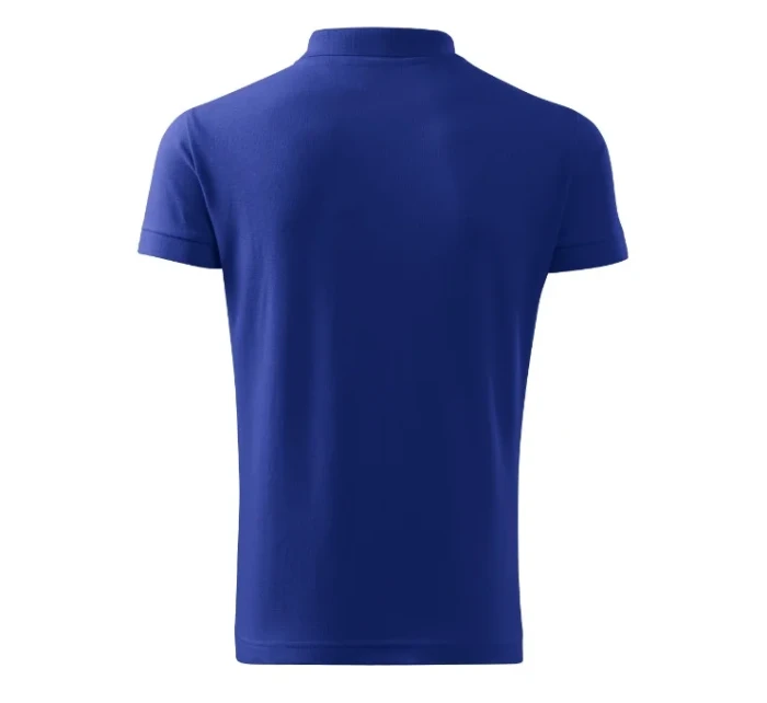 Bavlnená polokošeľa pánska kráľovská modrá