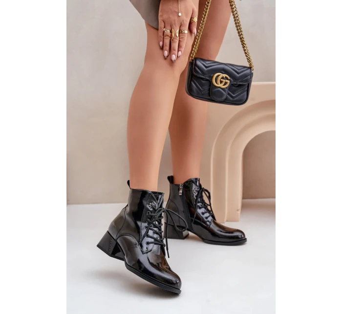 Topánky na podpätku model 203878 Krok vo veľkom štýle