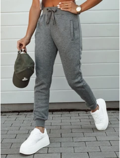 Dámske tepláky FITS tmavo šedé UY2185