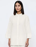 Letné oblečenie Boyfriend Shirt - SILK WHITE - TRIUMPH SILK WHITE - TRIUMPH
