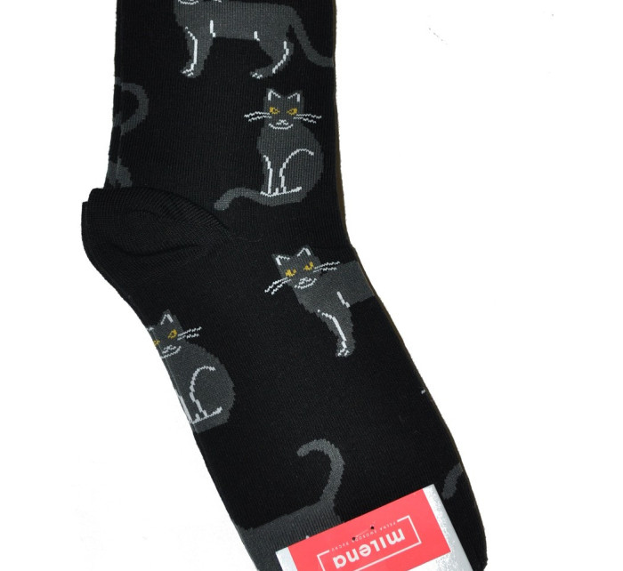 Dámske ponožky Milena 0200 Mačky 37-41