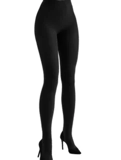 Punčocháče zimní 314 black - GABRIELLA