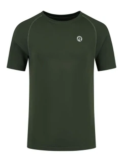 Bežecké tričko Rogelli ESSENTIAL green 2XL