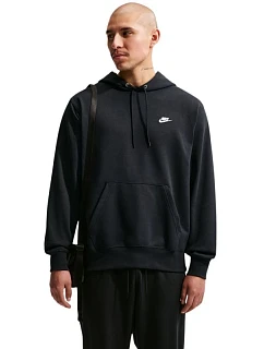 Pánská mikina Nike Club FT PO Hoodie, černá, FN3866 010 S