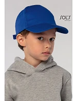 SOL'S Sunny Kids Detská 5-panelová čiapka s výstuhou 25.8111 čierna SOL'S Sunny Kids Detská 5-panelová čiapka s výstuhou 25.8111 čierna