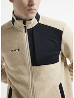 Craft Corporate ADV Pile Fleece Jacket M Pánska fleecová bunda Sherpa 81.2220 ecru/čierna