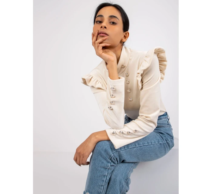 Halenka DHJ BZ model 17404311 světle béžová - FPrice Halenka DHJ BZ model 17404311 světle béžová - FPrice