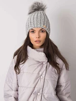 Dámska čiapka.17 sivá