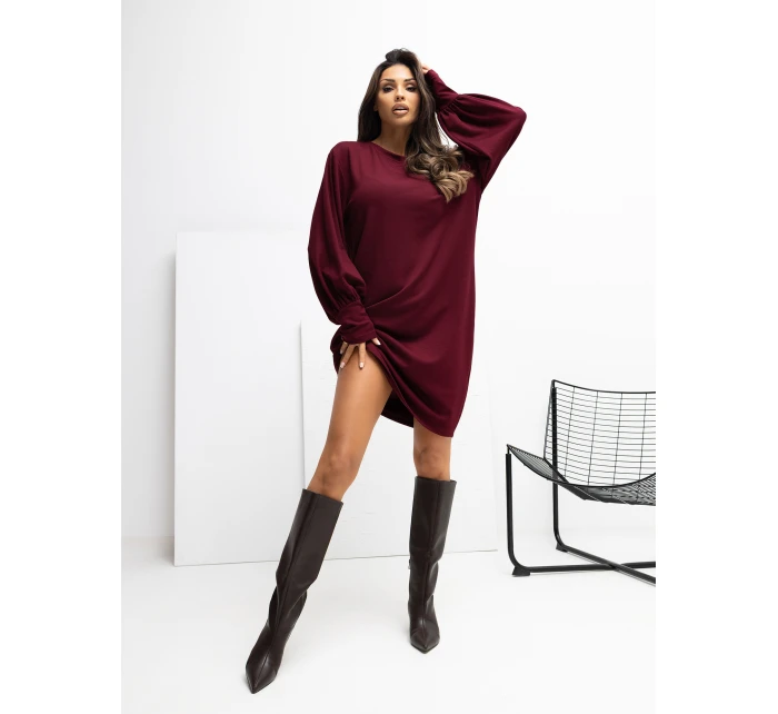 Sukienka RV SK model 21777640 bordowy - FPrice