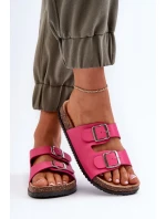 Dámske papuče s prackami Fuchsia Oliena Dámske papuče s prackami Fuchsia Oliena