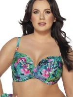 Dámska plavková podprsenka SK-205 Paradise Green mix - Ava