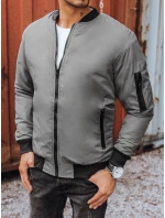 Pánska bunda bomber graphite FashionStreet TX3824