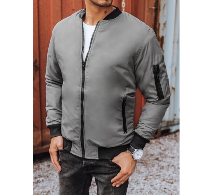 Pánska bunda bomber graphite FashionStreet TX3824