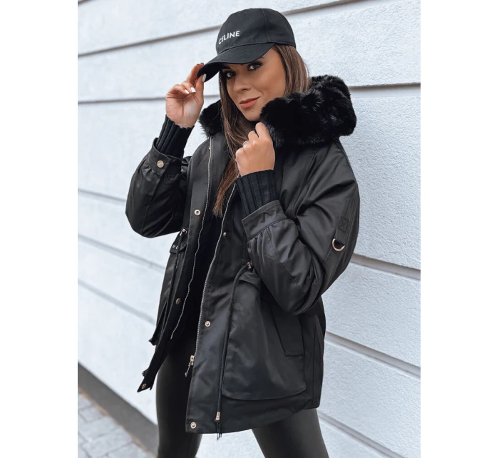 Dámska bunda TURTI black FashionStreet TY3307