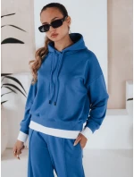 Dámská tepláková souprava modrá Dstreet model 21971345 - FashionStreet Dámská tepláková souprava modrá Dstreet model 21971345 - FashionStreet