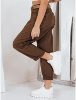 Dámske rifle mom fit hnedé Dstreet UY2844 Dámske rifle mom fit hnedé Dstreet UY2844