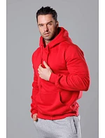 Červená pánská mikina s kapucí model 18344954 - J.STYLE