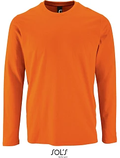SOL'S Imperial LSL Men Pánske tričko s dlhým rukávom 25.2074 oranžové