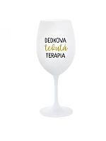 TEKUTÁ TERAPIA DEDKA - pohár na biele víno 350 ml TEKUTÁ TERAPIA DEDKA - pohár na biele víno 350 ml