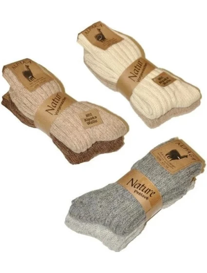 Ponožky 2ks - Ulpio Alpaca Natur