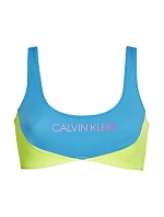 Vrchný diel plaviek KW0KW00898-CEU modrožltá - Calvin Klein