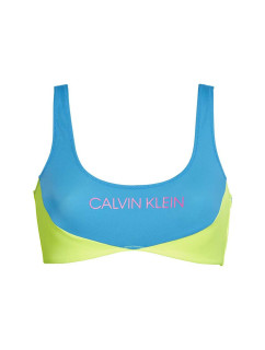 Vrchný diel plaviek KW0KW00898-CEU modrožltá - Calvin Klein