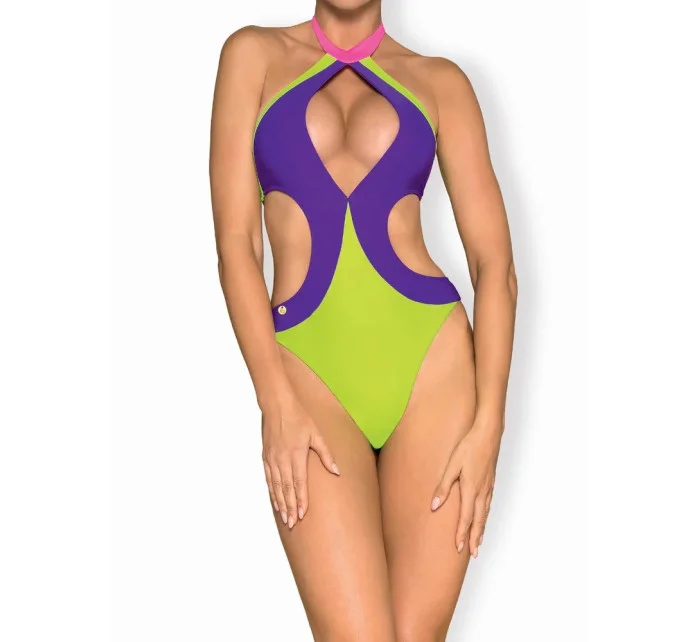 Rozžiarené jednodielne plavky Playa Norte - Obsessive