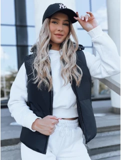 Dámska prešívaná vesta POPLAR black FashionStreet TY3773