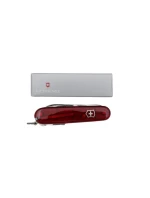 Vreckový nôž Victorinox V-1.37 03.T Climber červený transparentný Vreckový nôž Victorinox V-1.37 03.T Climber červený transparentný