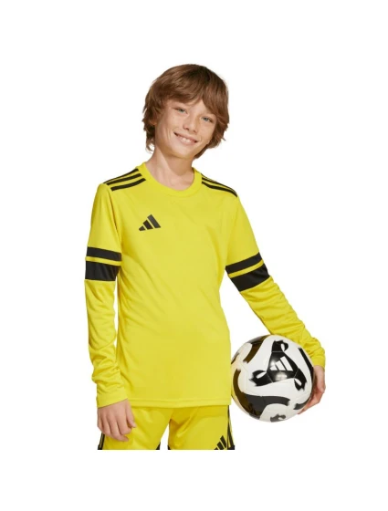 Adidas Squadra 25 Detské tričko s dlhým rukávom Yellow JJ0043 Adidas Squadra 25 Detské tričko s dlhým rukávom Yellow JJ0043