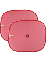 SLNEČNÁ CLONA S PRÍSAVKOU 2KS DUNLOP ČERVENÁ