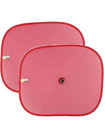 SLNEČNÁ CLONA S PRÍSAVKOU 2KS DUNLOP ČERVENÁ