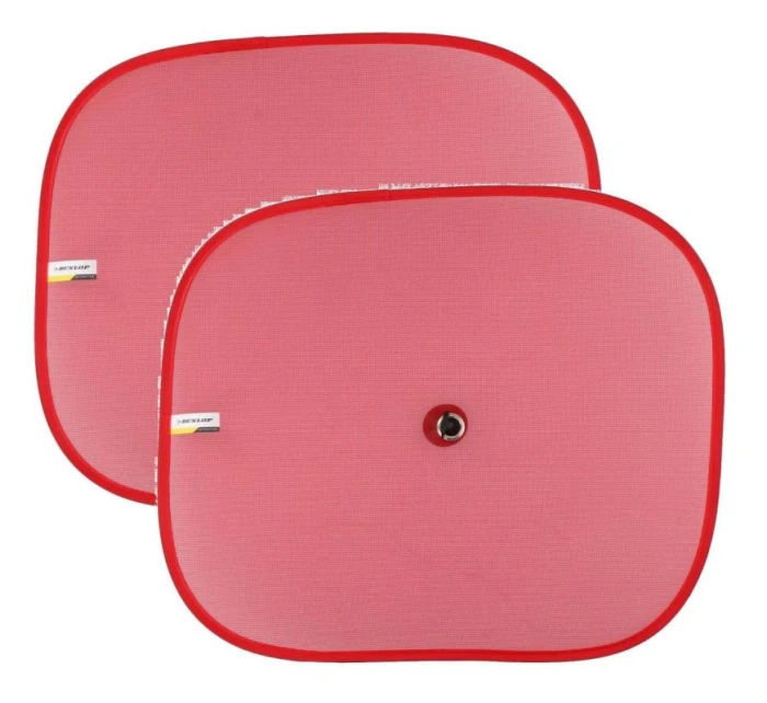 SLNEČNÁ CLONA S PRÍSAVKOU 2KS DUNLOP ČERVENÁ