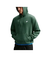 Pánská mikina Club FT PO Hoodie, zelená, model 22311039 - NIKE