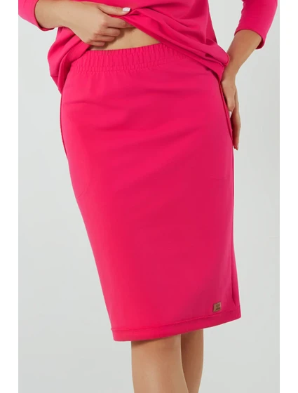 Talianska móda Stella midi farba: fuchsiová