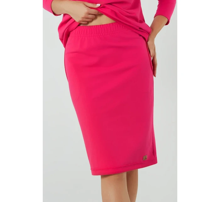 Talianska móda Stella midi farba: fuchsiová