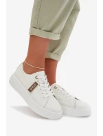 Dámské tenisky z přírodní kůže D&A GR61-5591 bílé