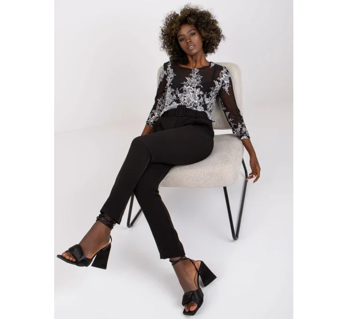 DHJ nohavice SP 12787.21X čierna