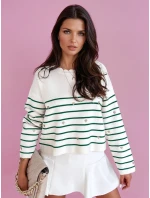 Dámsky sveter VELORIA zelený MY2027