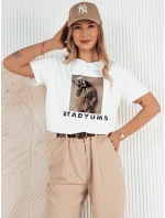 CARSTI dámske tričko biele FashionStreet RY2404