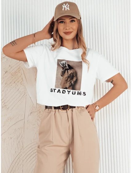 CARSTI dámske tričko biele FashionStreet RY2404