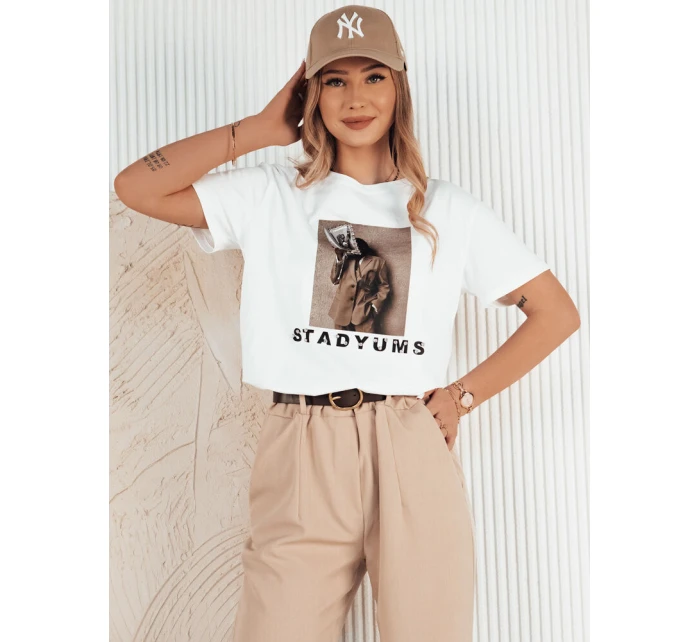 CARSTI dámske tričko biele FashionStreet RY2404