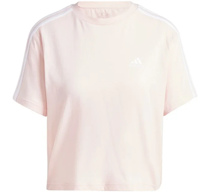 Tričko adidas Essentials 3-Stripes Single Jersey Crop Top W IY4227